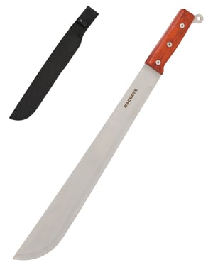 Machette lame acier 45 cm – Manche Pakka et fourreau