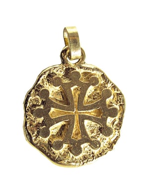 Pendentif en or croix occitane (grand modèle)