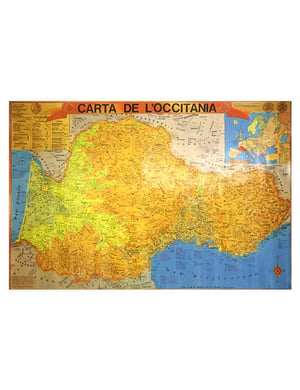 Carte de l'Occitanie (carta de l'Occitania)