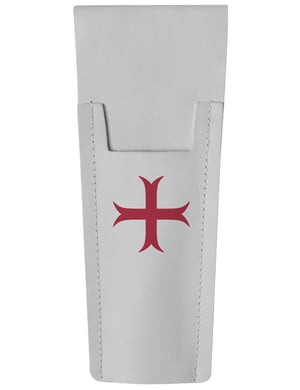 Porte-épée Croix des templiers (blanc)
