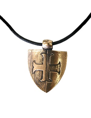 Pendentif Blason et Croix des templiers