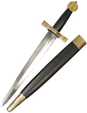 Dague médiévale sacrée « Crowned »