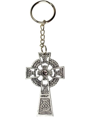 Porte-clés Croix celtique en métal