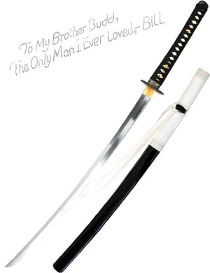 Katana Kill Bill "Sabre de Budd"