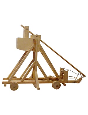 Maquette Trébuchet à roues