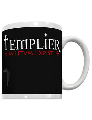 Mug Templier + Militum Xpisti + en céramique