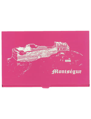 Porte-carte rose Montségur