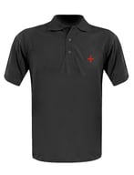 Polo crois pattée rouge