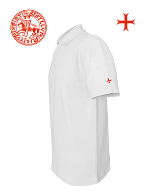 Polo blanc « Templier »