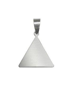 Pendentif inox Triangle à personnaliser