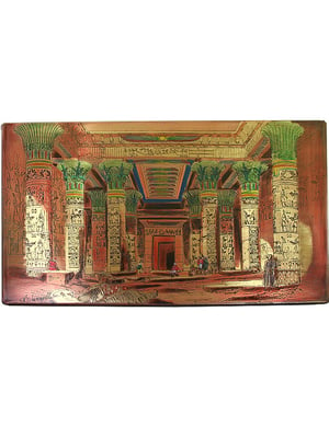 Tableau reconstitution du Temple de Karnak