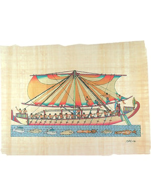 Papyrus Bateau égyptien