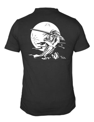 T-shirt noir Samouraï manga