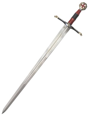 Épée templière lame non tranchante - Sigillum Militum Xpisti