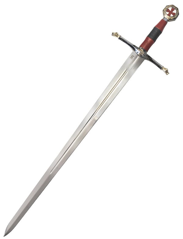 Épée templière lame non tranchante - Sigillum Militum Xpisti