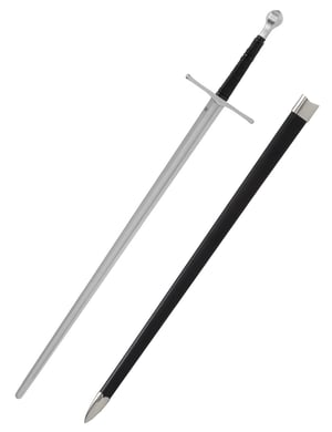 Vue d’ensemble : « Épée bâtarde Urs Velunt de 119 cm avec son fourreau »