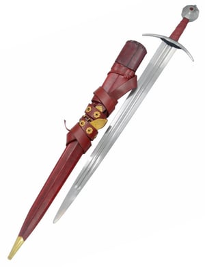 épée médiéval 13e siècle avec fourreau