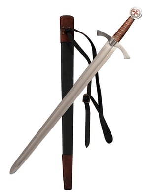 Épée templier forgée
