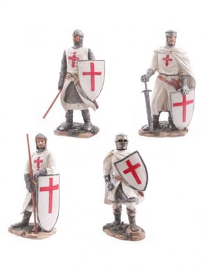 Figurines Chevaliers templiers