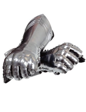 gants en métal medievale