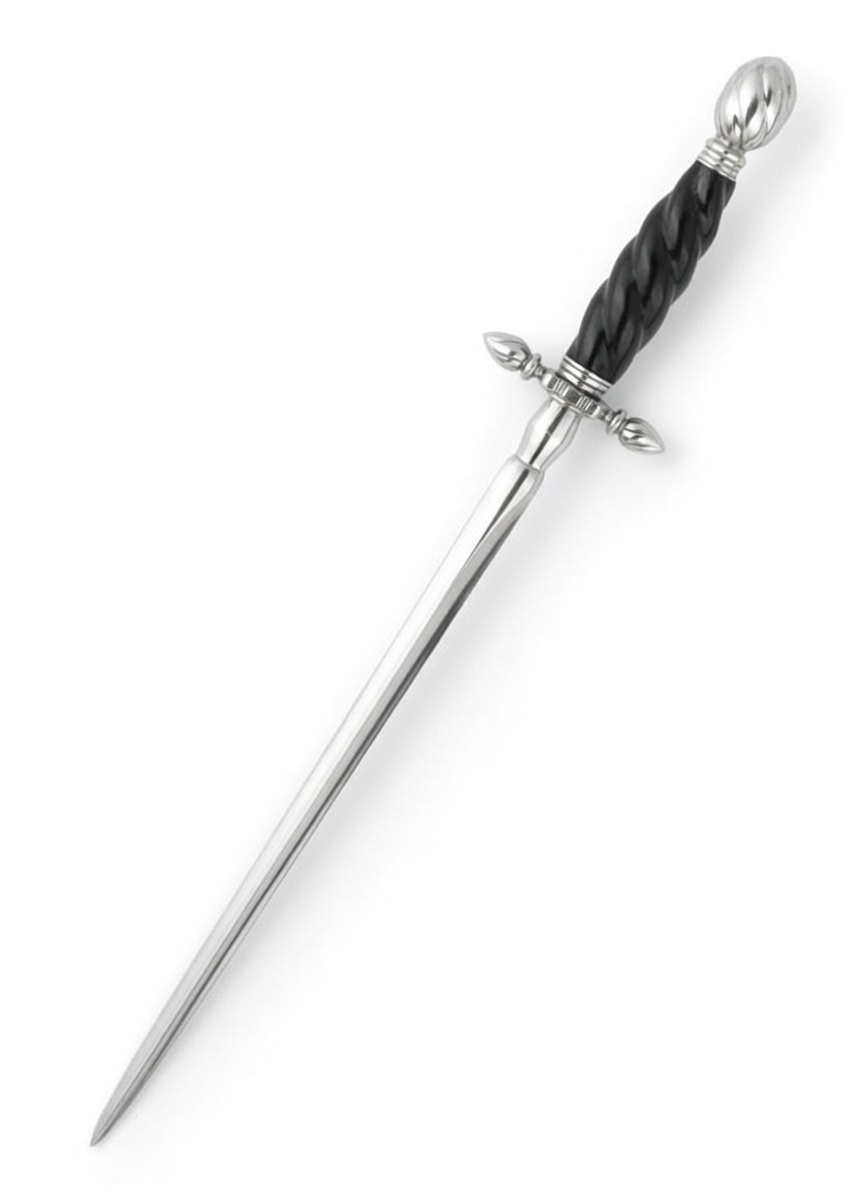 Stylet italien XVIIe siècle – Dague stiletto en acier carbone - Image 1