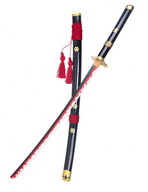 Katana enma noir véritable lame acier