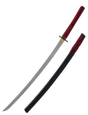 Katana « Kappa », lame aiguisée damas