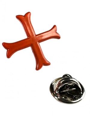 Pin's doré de la croix templière