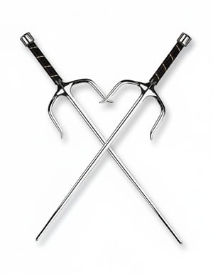 Paire Saï chromée