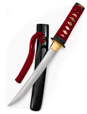 tanto rouge tranchant
