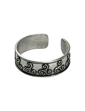 Bague celte Triskels (taille ajustable)