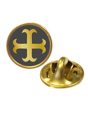 Pin's doré ''Croix cathare''