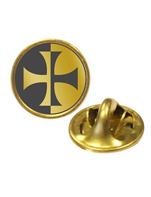 Pin's Croix templière et Baussant