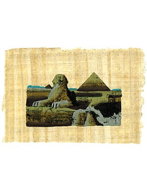 Papyrus Sphinx et Pyramides