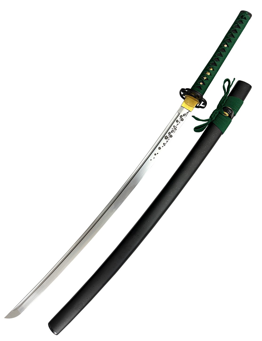Katana Japonais Damas tranchant et véritable peau de raie - Épée de Samouraï