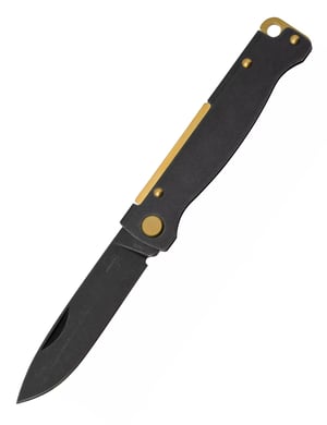 couteau pliant noir elegant