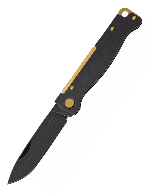 couteau pliant noir elegant