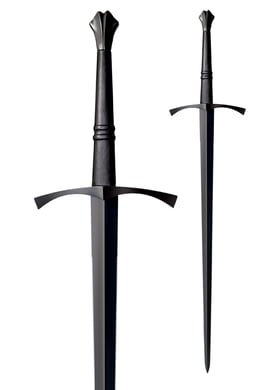 épée longue tranchante noire