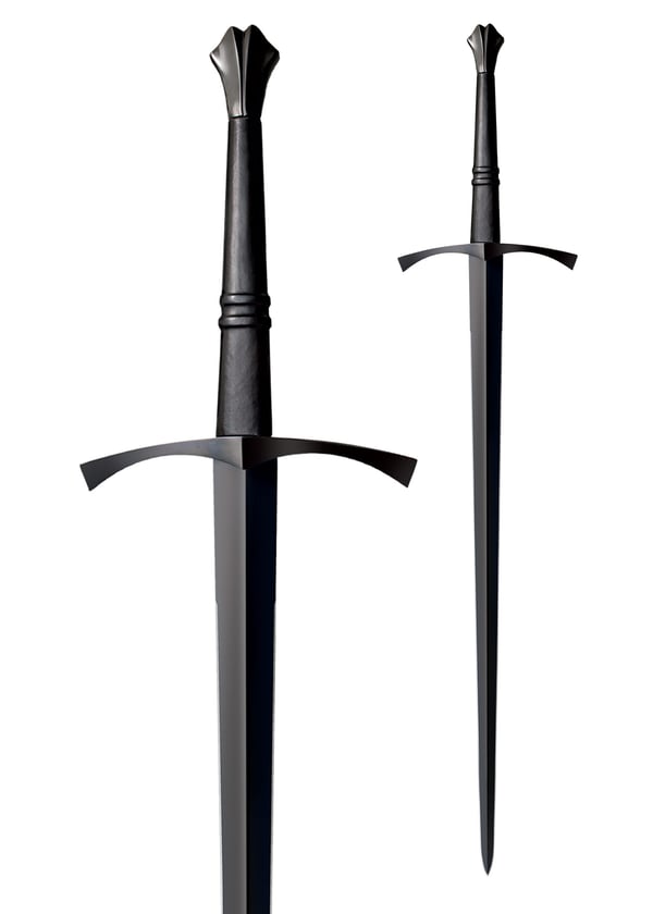 épée longue tranchante noire