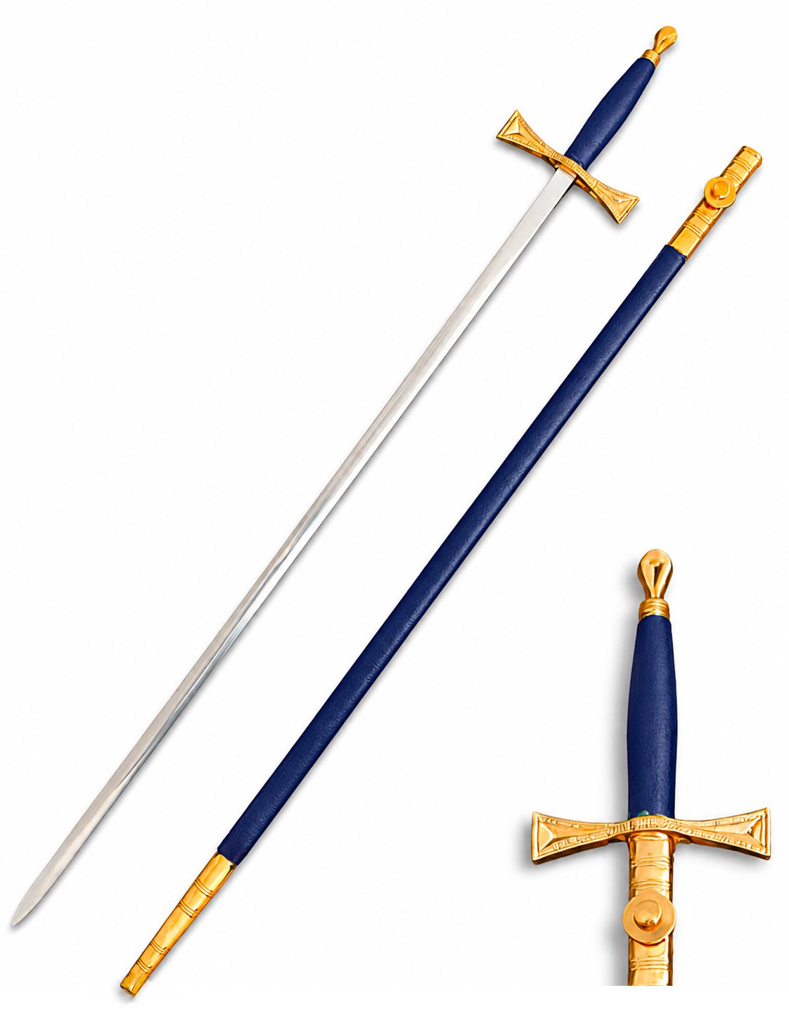 épée maçonnique bleu traditionnel