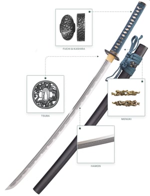 Katana japonais sur mesure