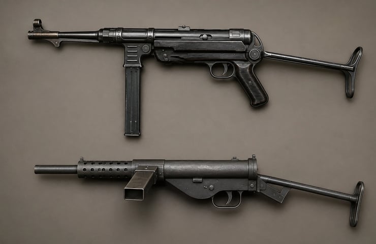 Mitraillette seconde guerre mondiale