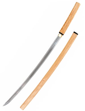 Shirasaya artkatana en Acier T10 – Véritable Hamon Suguha Traditionnel