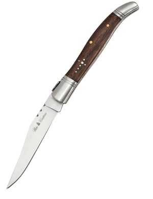 couteau de poche style Laguiole manche ébène