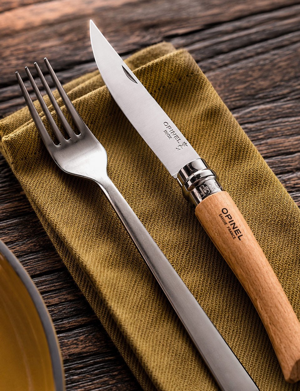 Couteau Opinel Effilé N°10 Hêtre – Lame Inox - Image 2