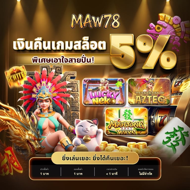 MAW78 สล็อตเว็บไทยแท้ อันดับ 1 ในประเทศไทย ปลอดภัย 100%