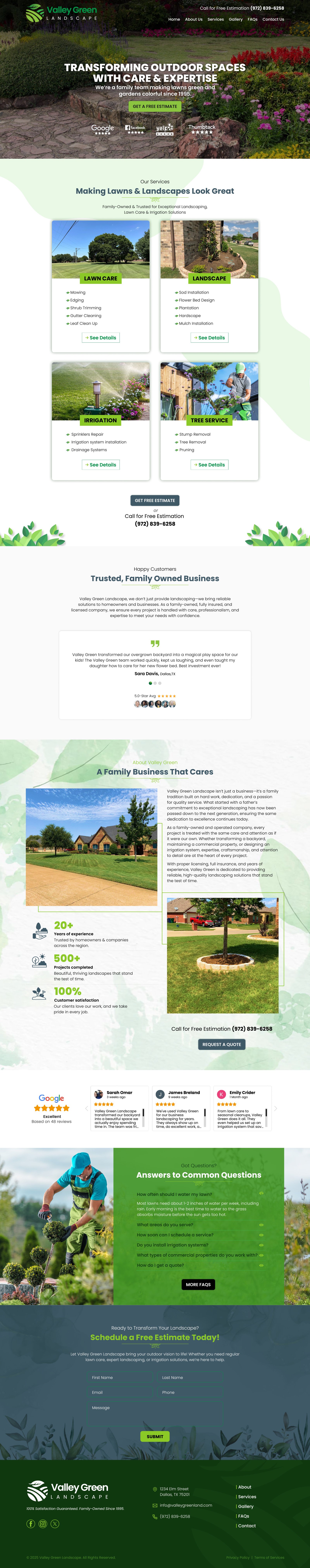 Valley Green Landscape