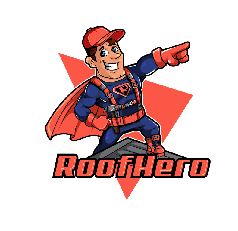 RoofHero logo: The AI roofing company