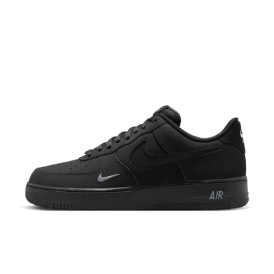 Nike Air Force 1 '07 LV8 sneakers "Black & Cool Grey" | Herre | Sportstyle | 01 | SPORTSHOWROOM