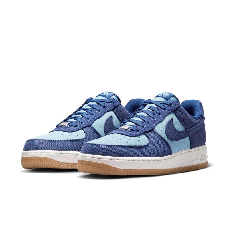 Nike Air Force 1 '07 LV8 ‘Denim’ Sneaker "Navy & Worn Blue" | Herren | Sportstyle | 05 | SPORTSHOWROOM